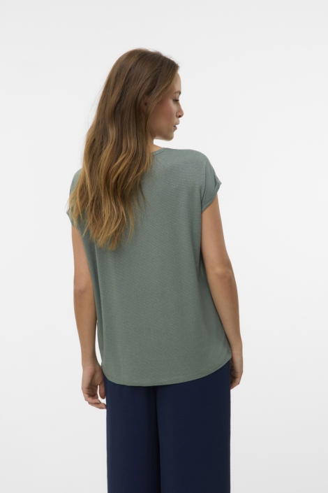 Vero Moda vmlava glitter ss top stripe ga jrs